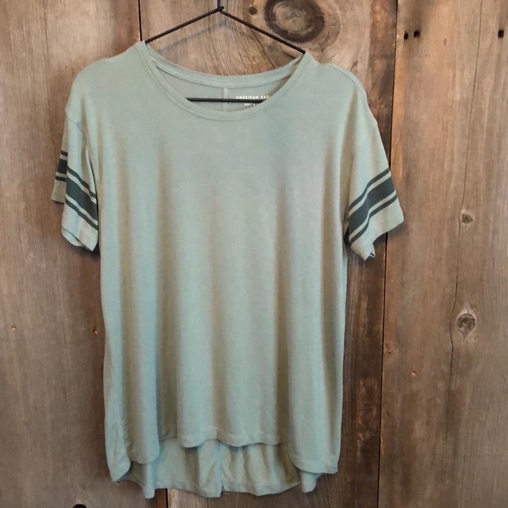 American Eagle Oversized Top Green Size Small